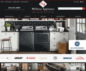 Millbraeappliance.net(Millbrae Furniture & Appliance) Screenshot