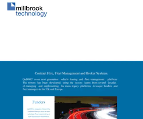 Millbrook-Technology.com(Millbrook Technology Solutions Ltd) Screenshot