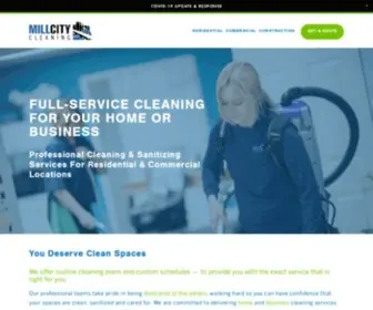 Millcitycleaning.com(Mill City Cleaning) Screenshot