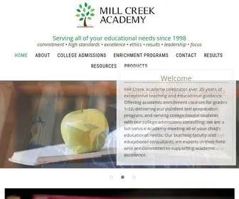 Millcreekacademy.com(Mill Creek Academy) Screenshot