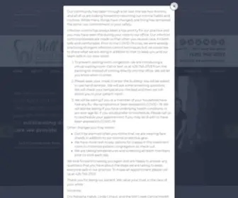 Millcreekdentalhealthcare.com(Mill Creek Dental Health Care) Screenshot