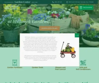 Millcreekgardens.com(Garden Center) Screenshot