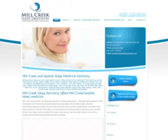 Millcreeksleepdentistry.com(Mill Creek Sleep Dentistry) Screenshot