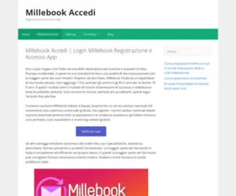 Millebook.com(Millebook Accedi) Screenshot