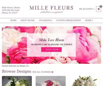 Millefleurs-Miami.com(Miami Florist) Screenshot