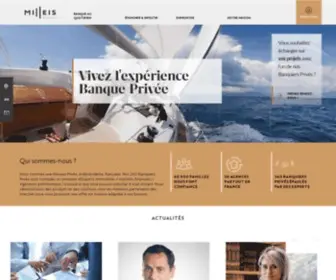 Milleis.fr(Milleis Banque) Screenshot