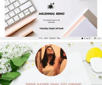 Millenialbeing.com(Millenial Being) Screenshot