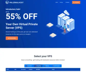 Millenial.host(Virtual Private Servers) Screenshot