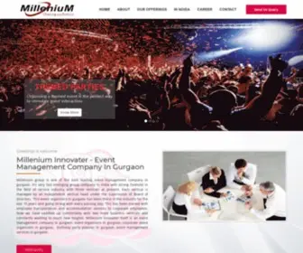 Milleniuminnovater.com(Millenium Global) Screenshot