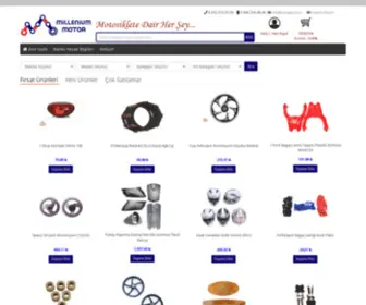 Milleniummotor.com(Motosiklet Yedek Par) Screenshot