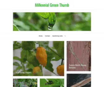 Millennialgreenthumb.com(With @earthymrsrice) Screenshot