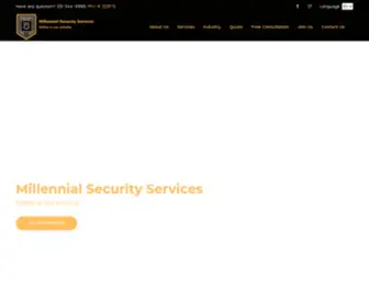 Millennialsecurityservices.com(Millennial Security Services) Screenshot