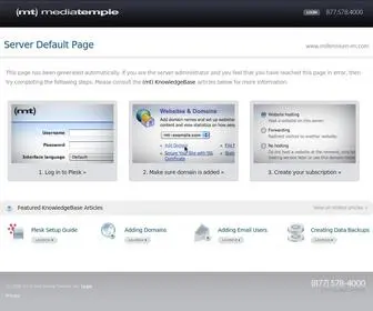 Millennium-IM.com(Business-Class Web Hosting by (mt) Media Temple) Screenshot