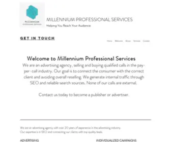 Millennium-Professional-Services.com(Pay Per Call) Screenshot