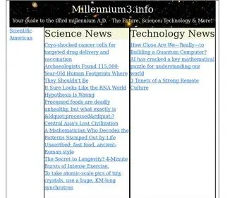 Millennium3.info(American Maid of Athens) Screenshot