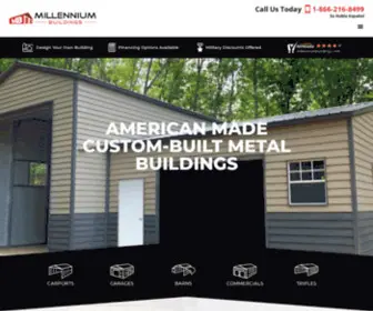 Millenniumbuildings.com(Metal Buildings) Screenshot