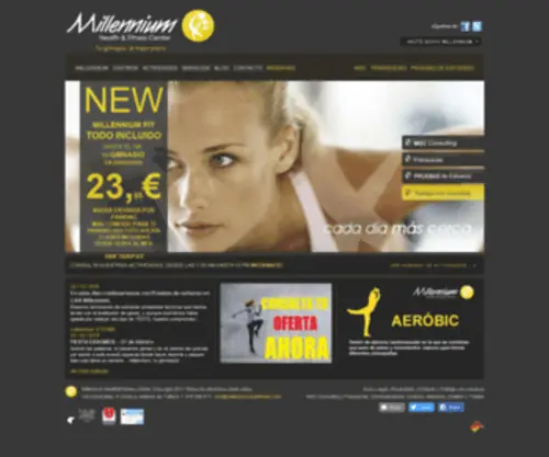 Millenniumclubfitness.com(Millenniumclubfitness) Screenshot