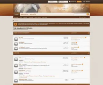Millenniumforums.com(The Millennium Forums) Screenshot