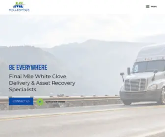 Millenniumlogistics.com(Millennium Logistics) Screenshot