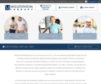 Millenniumtherapy.com(Millennium Therapy Rehabilitation and Consulting Services) Screenshot