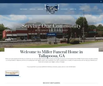 Miller-Funeralhome.com(Miller Funeral Home) Screenshot