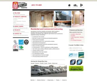 Miller-Insulation.com(Residential and Commercial Contracting Insulation and Acoustics) Screenshot