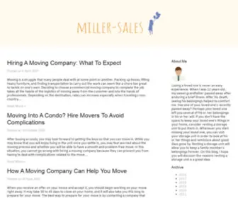 Miller-Sales.com(Storing) Screenshot