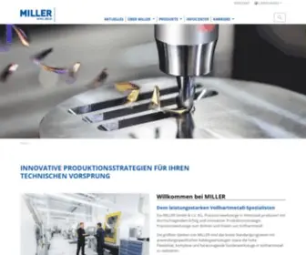 Miller-Tools.de(MILLER GmbH) Screenshot