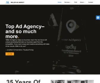 Milleradagency.com(Dallas Advertising Agency) Screenshot