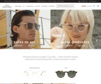 Millerandmarc.com(Tienda de gafas graduadas online) Screenshot
