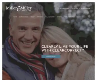 Millerandmillerdds.com(Miller & Miller Dentistry) Screenshot