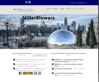 Millerblowers.com(Legal Recruiting & Attorney Placement) Screenshot