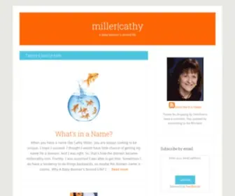 Millercathy.com(A baby boomer's second life) Screenshot