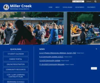 Millercreeksd.org(Miller Creek School District) Screenshot