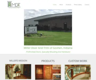 Millerdoorandtrim.com(Miller Door and Trim) Screenshot