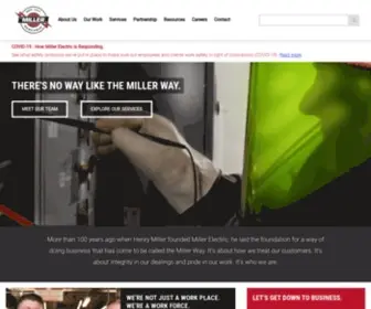 Millerelect.com(Miller Electric) Screenshot