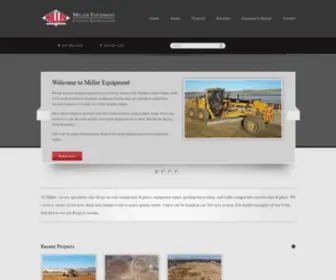 MillereqCo.com(Miller Equipment Company Inc) Screenshot