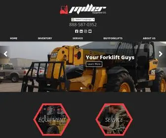 Millerequipco.com(Forklift Sales) Screenshot