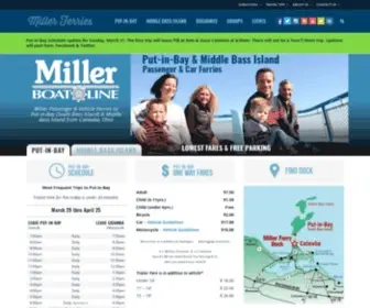 Millerferry.com(Miller Passenger & Vehicle Ferries to Put) Screenshot