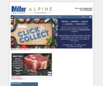 Millerfoodservice.co.uk(D Miller Food Service) Screenshot