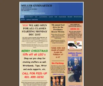 Millergymnastics.com( We are now offering a Sunday morning girls class from 9) Screenshot