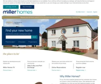 Millerhomes.co.uk(Miller Homes) Screenshot