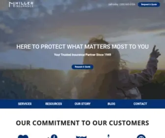 Millerinsagy.com(Miller Insurance Agency) Screenshot