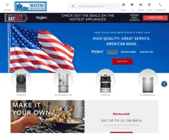 Millermaytag.com(Save on Kitchen & Home Appliances) Screenshot