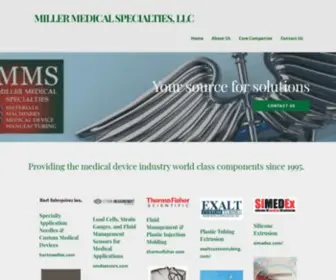 Millermed.com(MILLER MEDICAL SPECIALTIES) Screenshot