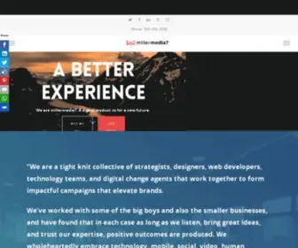 Millermedia7.com(UI, and Digital Strategy Company) Screenshot