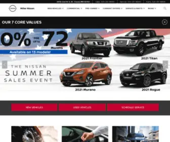 Millernissanstcloud.com(Miller Nissan) Screenshot