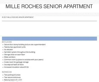 Millerochesseniorapartment.com(Mille Roches Senior Apartment) Screenshot