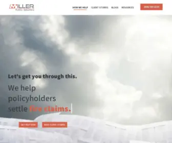 Millerpublicadjusters.com(Miller Public Adjusters) Screenshot