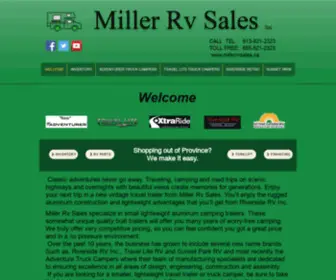 Millerrvsales.ca(Inventory @ Miller Rv Sales) Screenshot